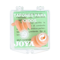Joya tapón oído goma 2uds