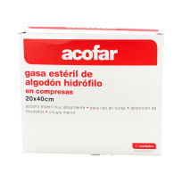 Acofar gasa estéril algodón...